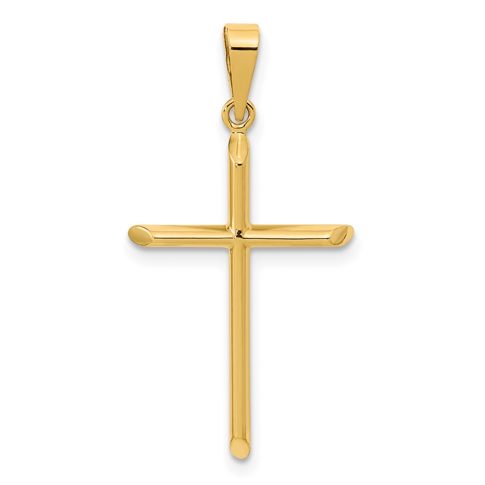 XR1926.jpg 14K Polished Cross Pendant - Image 1
