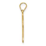 14k Budded Cross Charm - Image 2