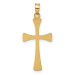 14k Polished Religious Cross Pendant - Image 3