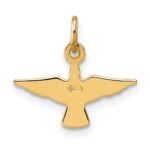 14k Polished Flying Dove Pendant - Image 3