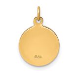 14k Polished and Satin Solid CONFIRMATION with Cross Charm - Image 4