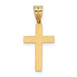 14K Laser Designed Cross Pendant - Image 4