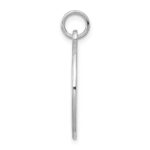 Sterling Silver Rhodium-plated Medical Jewelry Pendant - Image 2