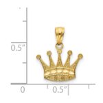 14k Crown Pendant - Image 3