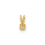 14k Childrens Tiny CZ Pendant - Image 4