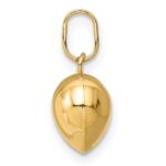14k Polished Puffed Heart Charm - Image 2