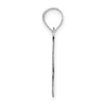 14kw Polished Bubble Letter R Initial Pendant - Image 2