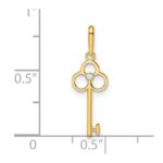 14k CZ Key Pendant - Image 3
