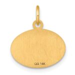 14k Polished Oval CLASS OF 2025 Charm - Image 3