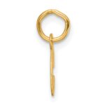 14K Small Script Letter C Initial Charm - Image 2