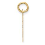 14KY Script Letter D Initial Charm - Image 2