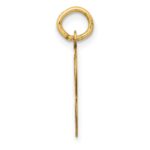 14KY Script Letter G Initial Charm - Image 2