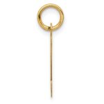 14KY Script Letter Z Initial Charm - Image 2