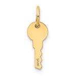 14K Polished Key Charm - Image 3