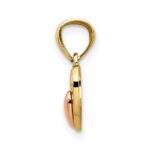 14k Two-tone Mini I LOVE U Charm - Image 2
