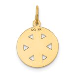 14k Small EMERGENCY MEDICAL TECHNICIAN Disc Charm - Image 3