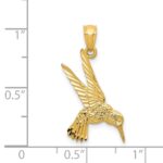 14k Hummingbird Pendant - Image 4