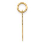 14K Medium Fancy Script Letter F Initial Charm - Image 2