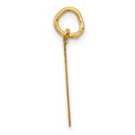 14K Medium Fancy Script Letter T Initial Charm - Image 2