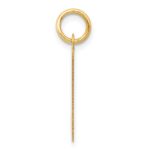 14k Large Fancy Script Letter H Initial Charm - Image 2