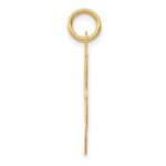 14k Large Fancy Script Letter R Initial Charm - Image 2