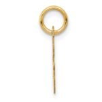 14k Small Script Letter G Initial Charm - Image 2