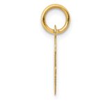 14k Small Script Letter O Initial Charm - Image 2