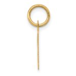 14k Small Script Letter T Initial Charm - Image 2