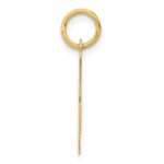 14k Medium Script Letter A Initial Charm - Image 2