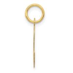 14k Medium Script Letter C Initial Charm - Image 2