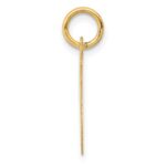 14k Medium Script Letter T Initial Charm - Image 2