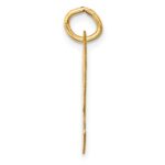 14k Large Script Letter R Initial Charm - Image 2