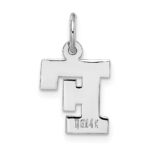 14KW Small Block Letter F Initial Charm - Image 4