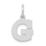 14KW Small Block Letter G Initial Charm