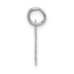 14KW Small Block Letter M Initial Charm - Image 2