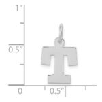 14KW Small Block Letter T Initial Charm - Image 3
