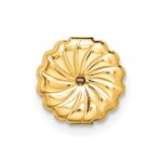 14k 5 carat Lab Grown Diamond VS/SI+ G+ Complete Oval Four Prong Stud Earrings - Image 5